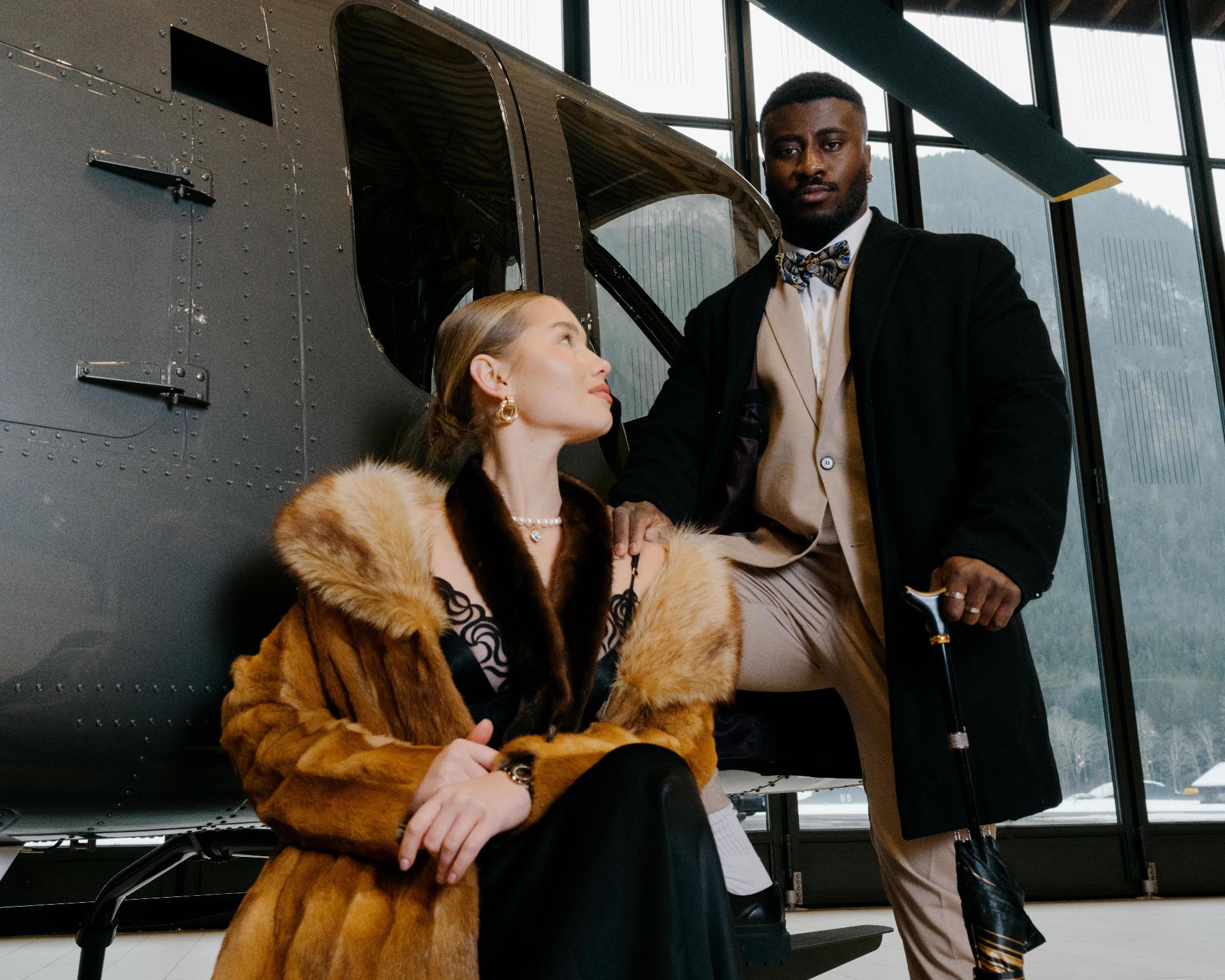 Zircon Swiss Photoshooting @ Gstaad Airport & Golde Pass Belle Epoque Train & Golfhotel Les Hauts de Gstaad & SPA