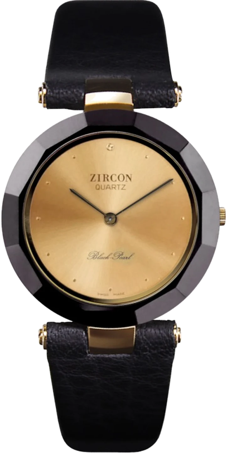 Montre Homme 12 facettes, 1 brillant – Cadran ton or