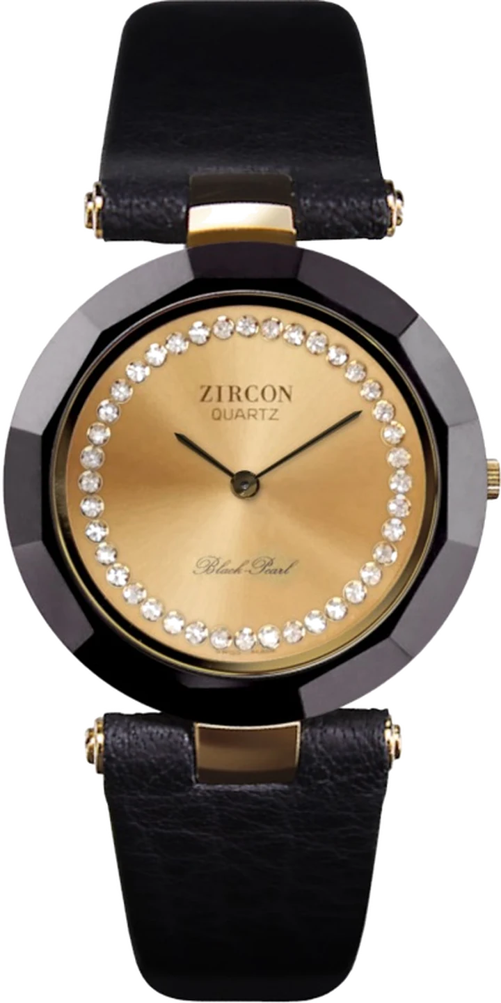 Montre Homme 12 facettes, 40 brillants – Cadran ton or